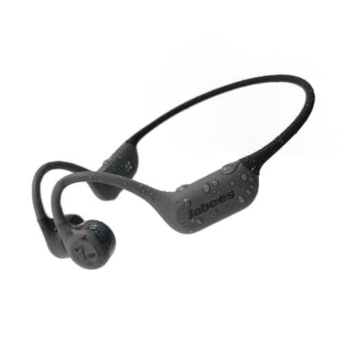 Jabees 7Seven Bone Conduction Swimming Headphones IP68 Waterproof 32GB MP3 Player Bluetooth 60 MultiPoint Pairing Open Ear Sport Headphones with Mic for Swimming Running Cycling - Image 1