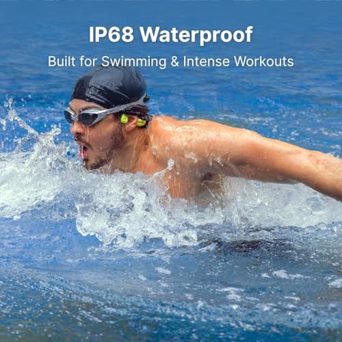 Jabees 7Seven Bone Conduction Swimming Headphones IP68 Waterproof 32GB MP3 Player Bluetooth 60 MultiPoint Pairing Open Ear Sport Headphones with Mic for Swimming Running Cycling - Image 3