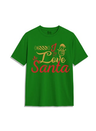 I LOVE SANTA  FESTIVE HOLIDAY T-SHIRT FOR CHRISTMAS CELEBRATIONS - pzsku/ZC89A10077107840A5095Z/45/_/1733244731/ba048de0-1ad7-4ab3-b0ad-3c9e00cc496a