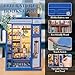 Fsolis Book Nook Kit DIY Miniature Dollhouse Kit 3D Puzzles for Adult Tiny House Mini Booknook Craft Bookshelf Decor 186 Wooden Pieces Gifts for Women Teenagers Book Lovers Literature Bookstore - Image 4