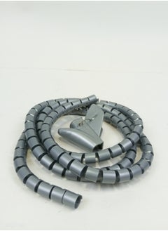 MtjrNet Cable Zipper Cord Organizer Wire Management Grey Color  - Image 1