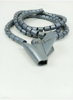 MtjrNet Cable Zipper Cord Organizer Wire Management Grey Color  - Image 2