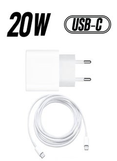 20W Original Phone Fast Charger With Cable For Apple iPhone