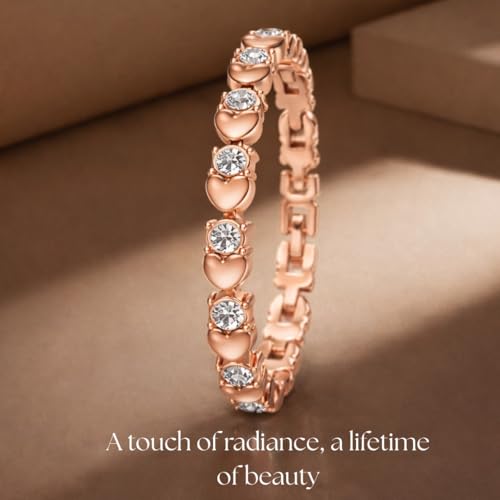 Adamo Designer Rose Gold Dial Women's & Girl's Watch & Bracelet 839KKM21-700KKM21 - Image 3