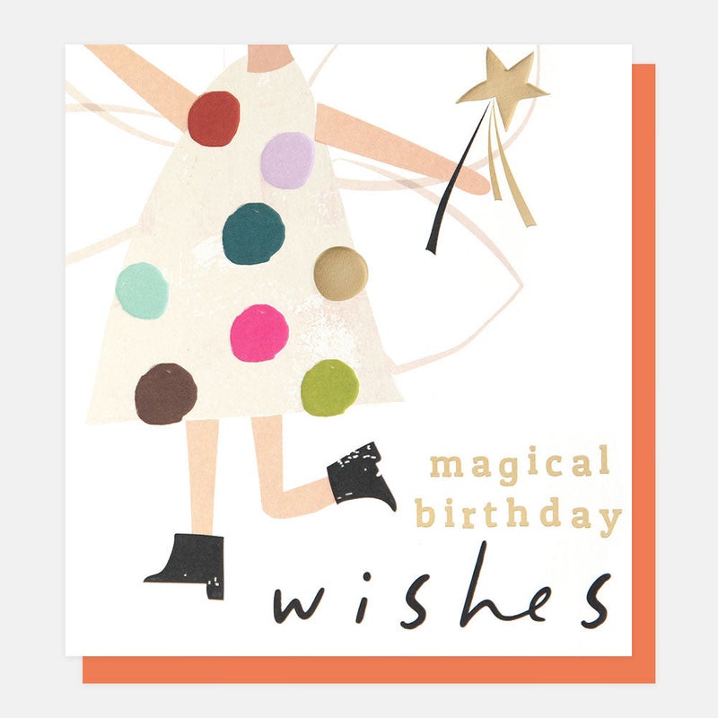 Caroline Gardner PlayTime Fairy Wand Magical Birthday Greeting Card