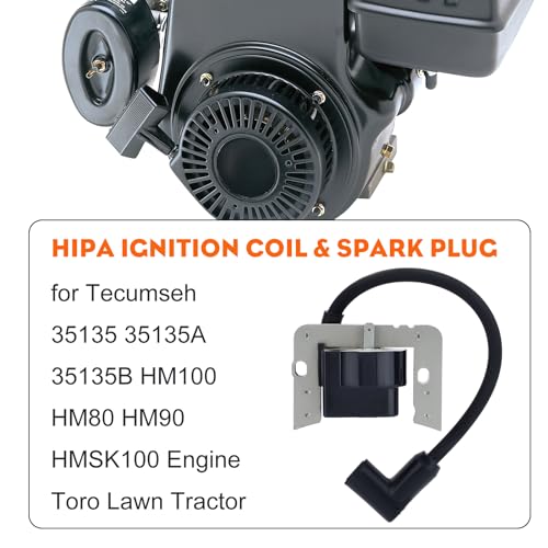 Hipa 35135 35135A 35135B Solid State Ignition Coil Module for Tecumseh HMSK80 HMSK90 HM80 HM90 HM100 OHV12 OHV13 OHV125 OVM120 OVXL120 OVXL125 TVM195 TVM220 10Hp Engine Snowblower Lawn Tracter - Image 2