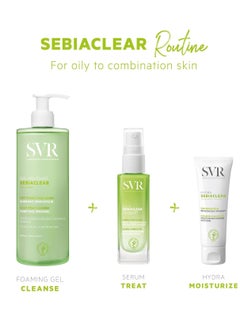 SVR SVR Sebiaclear Face & Body Cleanser With Salicylic Acid For Sensitive Oily To Combination Skin. Soap Free Wash That Eliminates Impurities & Excess Sebum Without Drying The Skin, 13.5 Fl.oz  - Image 2