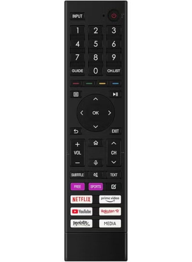 ELTRAZONE ERF3H80H Voice Replacement Remote Control Fit for Hisense Smart TV OLED 4K Series 43A7GQ, 50A7GQ, 55A7GQ, 65A7GQ – Advanced Voice Command Remote for Effortless Navigation, Quick Access Buttons, Reliable Signal, Perfect Smart TV Remote Replacement - Image 5