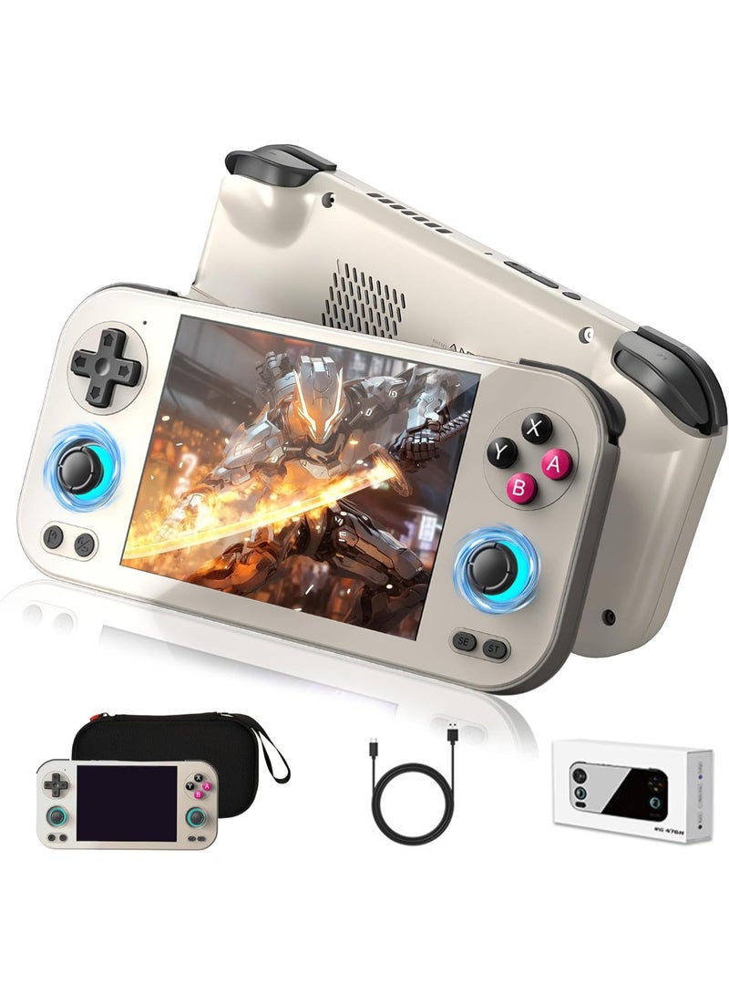 RG 476H Retro Handheld Game Console, AI Function Game Console, 4.7" 1280*960P LTPS In-Cell Screen, Android 13, 2.4/5G WiFi&BT 5.0, Wireless Screen Transmission, No TF Card, 8+128G Memory Card Slot + Full Screen Storage - Image 1