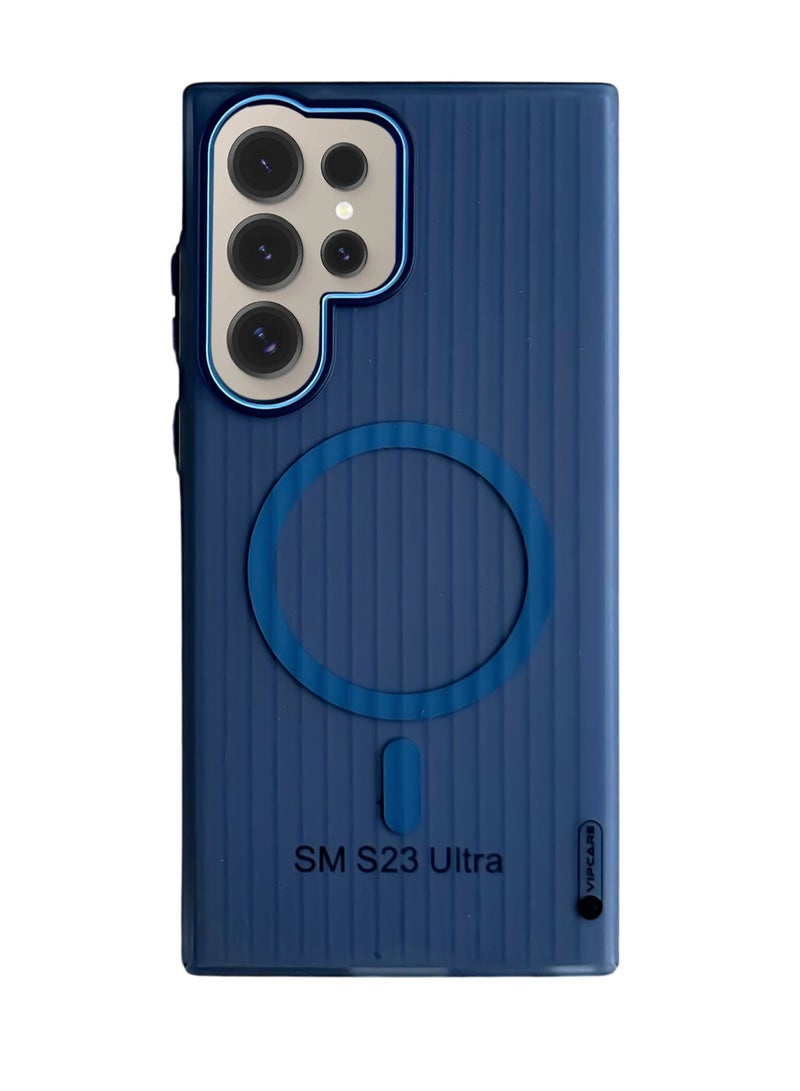 رعاية كبار الشخصيات غطاء هاتف VIPCARE Samsung S23 Ultra PC MagCase للحماية مع تصميم عصري - أفضل غطاء خلفي للهاتف - Image 1