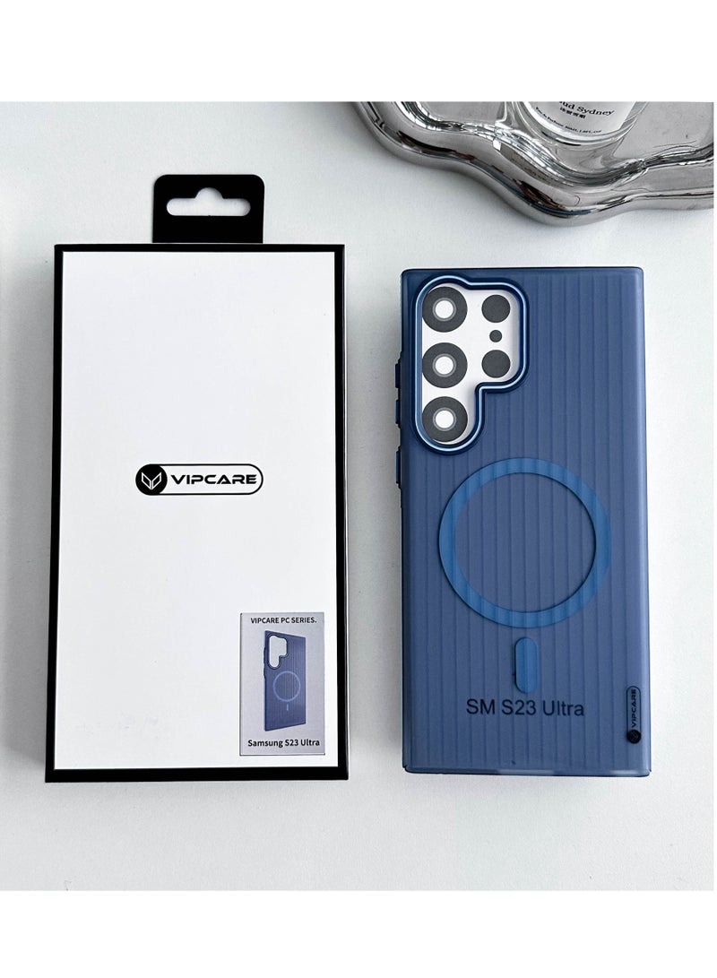 رعاية كبار الشخصيات غطاء هاتف VIPCARE Samsung S23 Ultra PC MagCase للحماية مع تصميم عصري - أفضل غطاء خلفي للهاتف - Image 2