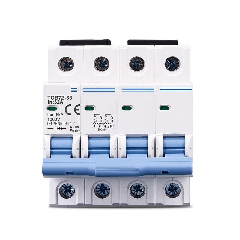 TOB7Z 63 قاطع دائرة مصغر 4P DC 1000V 32A لأنظمة الطاقة الشمسية الكهروضوئية - Image 5