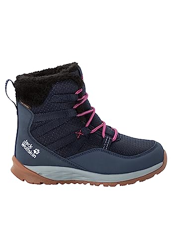 Jack Wolfskin Polar Wolf Texapore High Hiking Shoe Boot, Dark Blue/Grey, 4.5 US Unisex Big Kid - Image 4