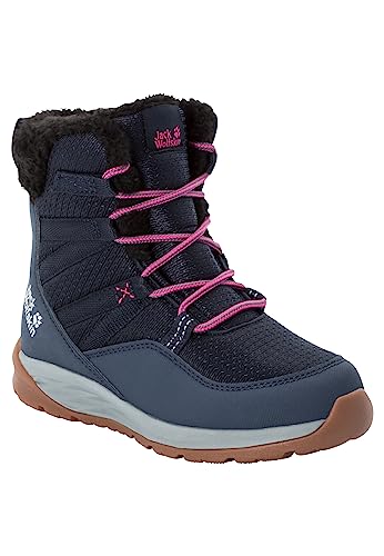 Jack Wolfskin Polar Wolf Texapore High Hiking Shoe Boot, Dark Blue/Grey, 4.5 US Unisex Big Kid - Image 2