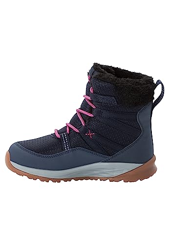 Jack Wolfskin Polar Wolf Texapore High Hiking Shoe Boot, Dark Blue/Grey, 4.5 US Unisex Big Kid - Image 3