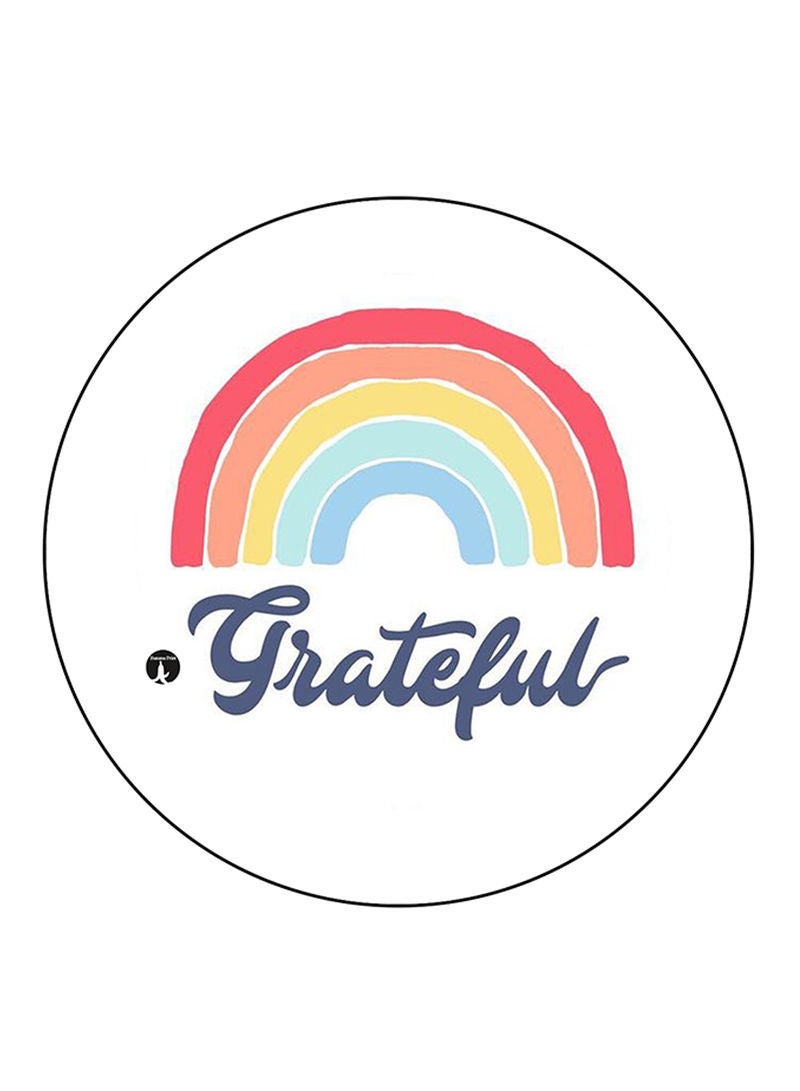 RKN English Phrases Printed Fridge Magnet Round  Multicolour - Image 1