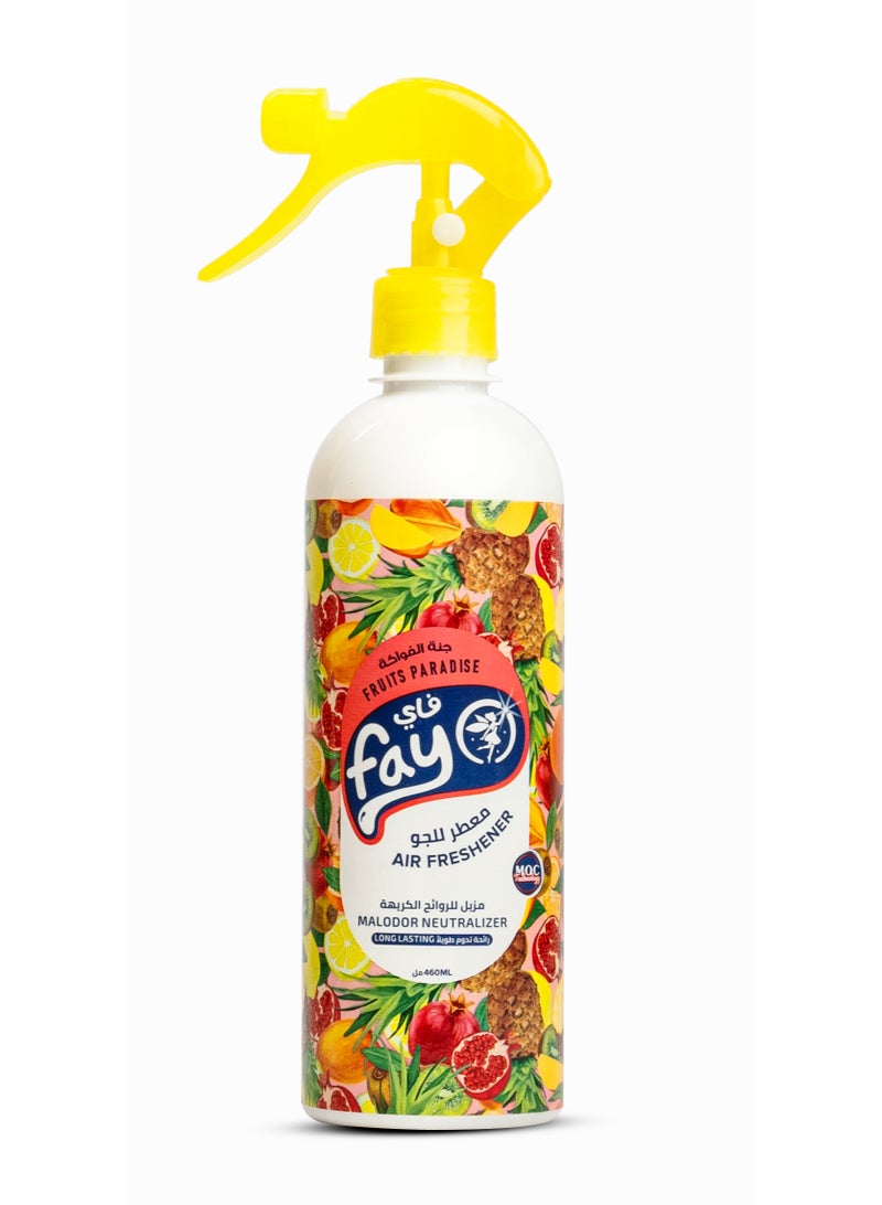 فاى فاي معطر جو ومزيل الروائح الكريهة برائحة جنة الفواكه 460مل - Image 1