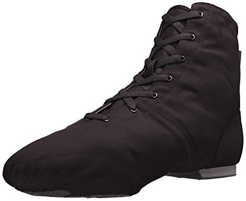 SANSHA womens Soho Lace-up Jazz dance shoes, Black, 12 US - Image 1