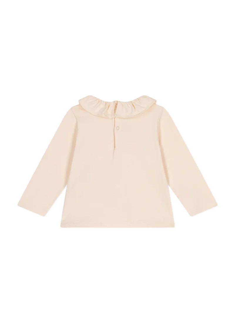 Petit Bateau Babies' Long-Sleeved Jersey Blouse