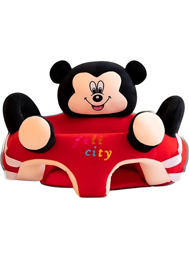 Imported Baby Sitting & Standing Support Toy – Soft Educational Plush with Anklet | Infant Development Stand  - Image 3