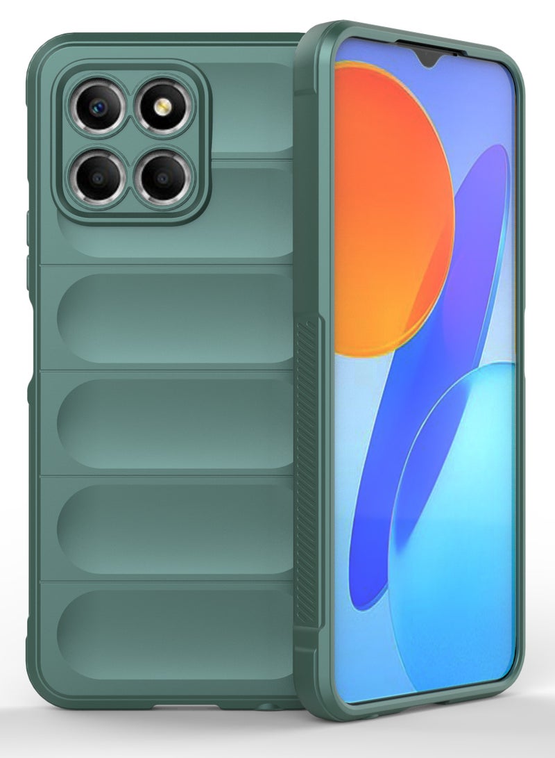 انبلاك جراب خلفي ماجيك متوافق مع هونر X8 الجيل الخامس 5G من انبلاك (اخضر) - Image 2