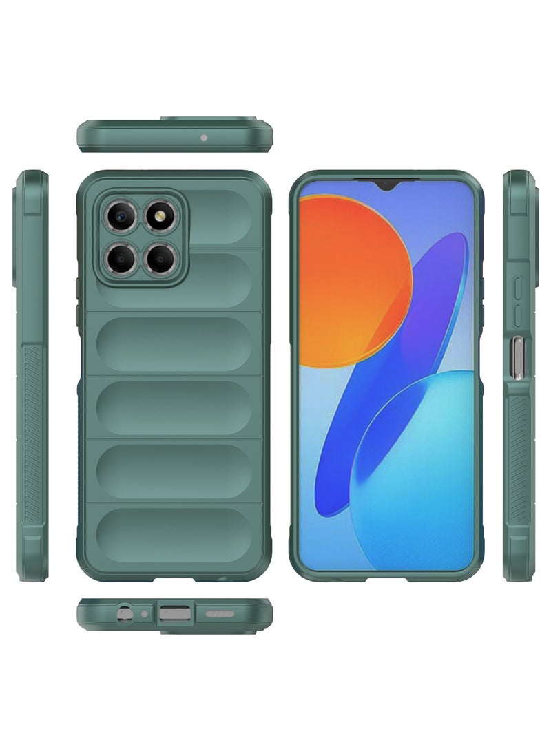 انبلاك جراب خلفي ماجيك متوافق مع هونر X8 الجيل الخامس 5G من انبلاك (اخضر) - Image 3