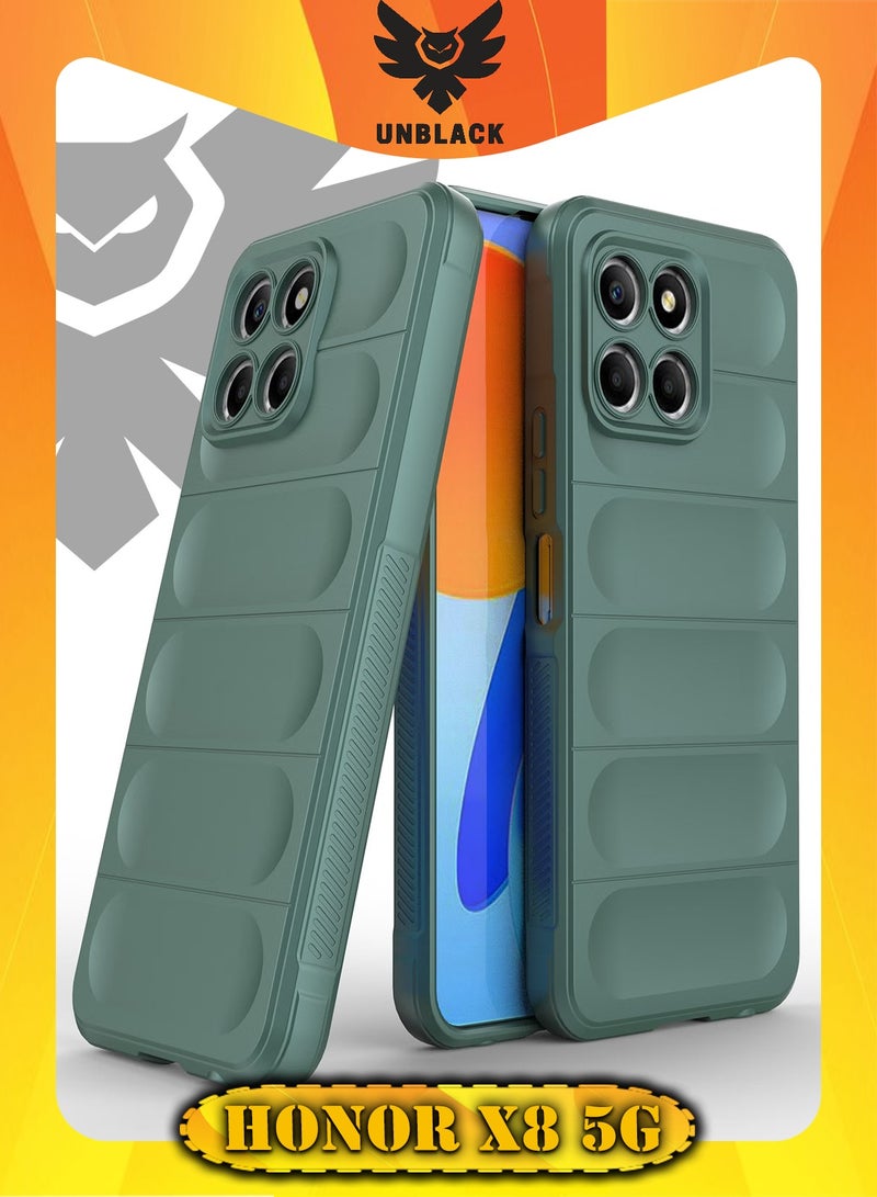 انبلاك جراب خلفي ماجيك متوافق مع هونر X8 الجيل الخامس 5G من انبلاك (اخضر) - Image 1