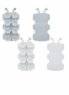 Excefore Shower Head Holder, Shower Head Suction Cup Holder Silicone Relocatable Wall Shower Head Holder Without Drilling Adhesive Mount Bracket for Senior Kid Adult...  - Image 1