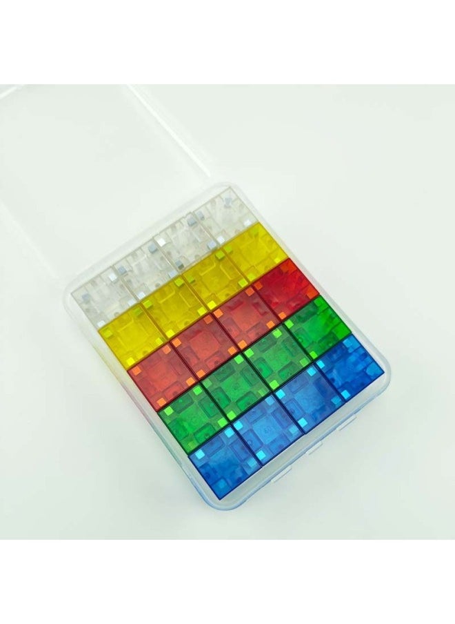 Cube Mathematics Teaching Aids Magnetic Magnetic Magnetic Magnet Cube Geometric Square Building Blocks Primary School 2cm 3-Color:Color 2  - Image 2