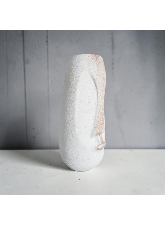 color zone pottery Decorative 35 cm pottery vase for office and home, featuring distinctive designs. - Image 2