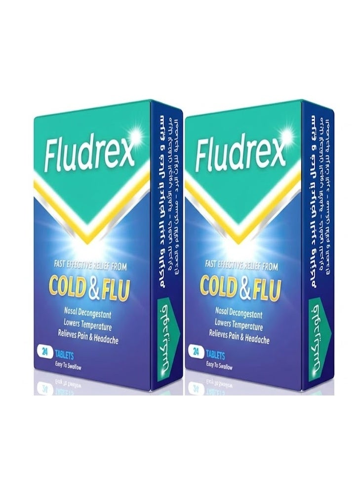 Cold & Flu Tablets (24s x 2) – Value Twin Pack