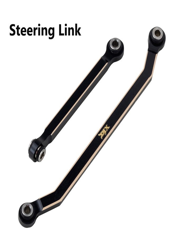 DJX CNC Brass High Clearance 4-Link w/Steering Link Set for 1/18 RC Crawler Redcat Ascent-18(Brass) - Image 3