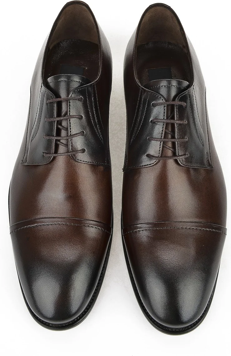 Ziya , Men's Genuine Leather Shoes 123145 396 Brown