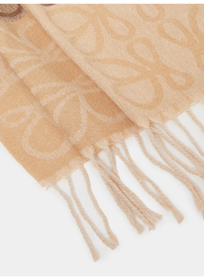 Styli Styli Printed Tassel Edged Scarf
