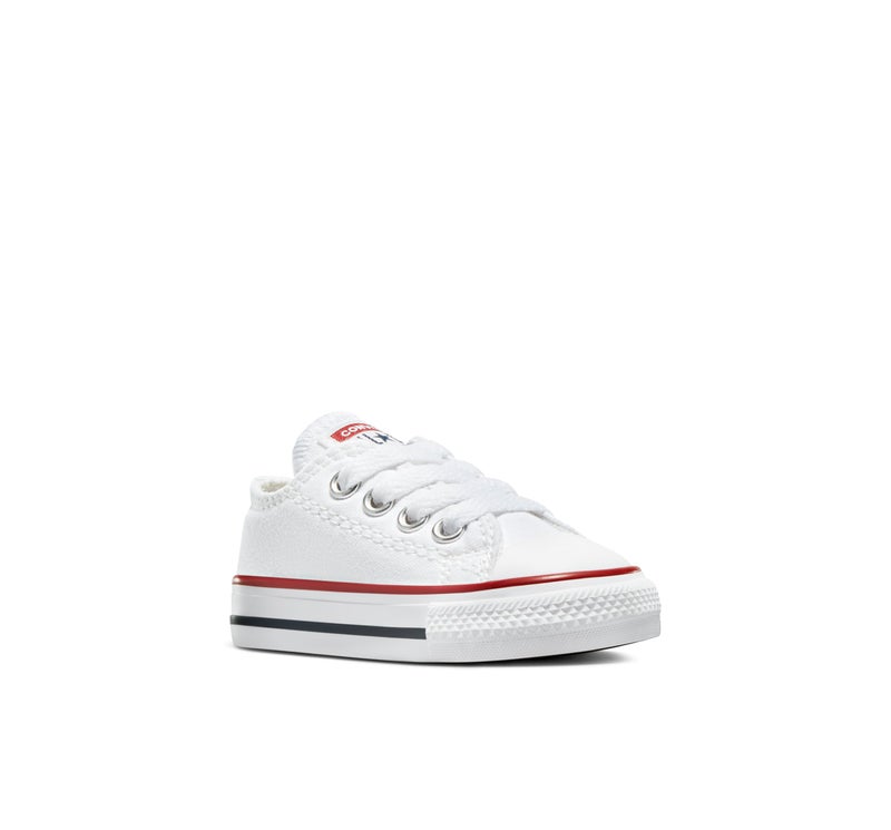 Converse Kids' Chuck Taylor All Star Low Top, Optical White, 6 Toddler - Image 3
