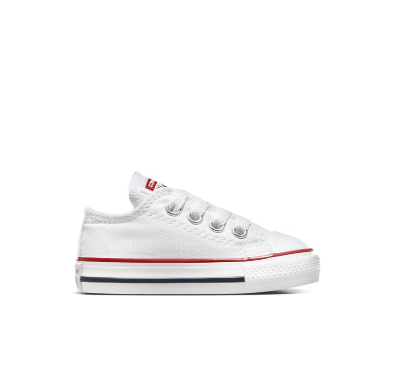 Converse Kids' Chuck Taylor All Star Low Top, Optical White, 6 Toddler - Image 1