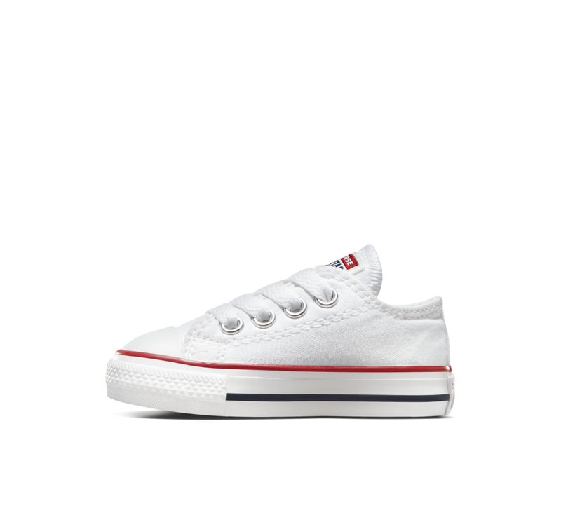 Converse Kids' Chuck Taylor All Star Low Top, Optical White, 6 Toddler - Image 2