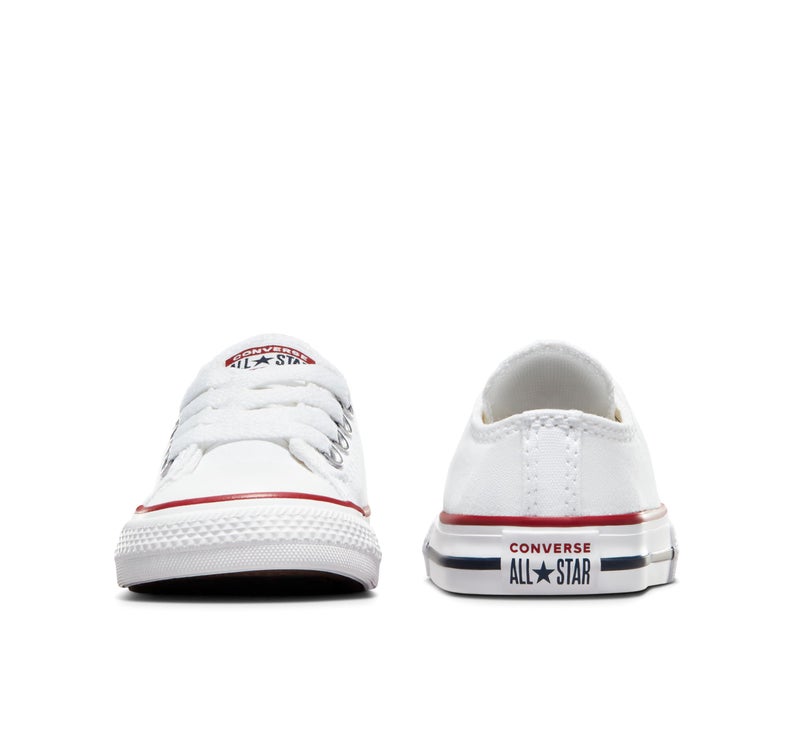 Converse Kids' Chuck Taylor All Star Low Top, Optical White, 6 Toddler - Image 5