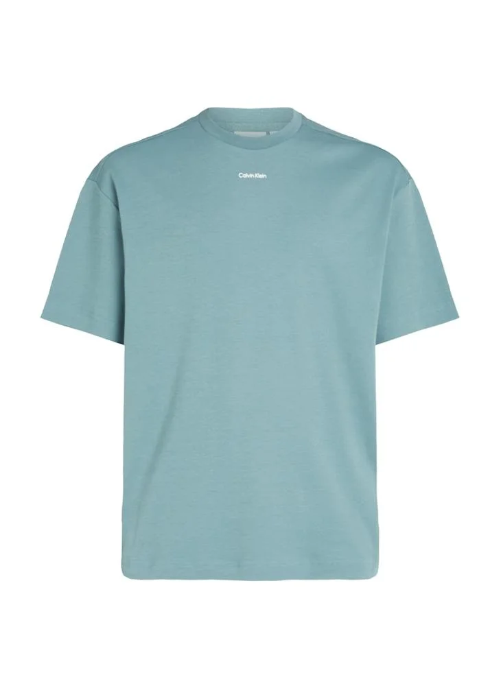 كالفن كلاين Logo Crew Neck Interlock T-Shirt