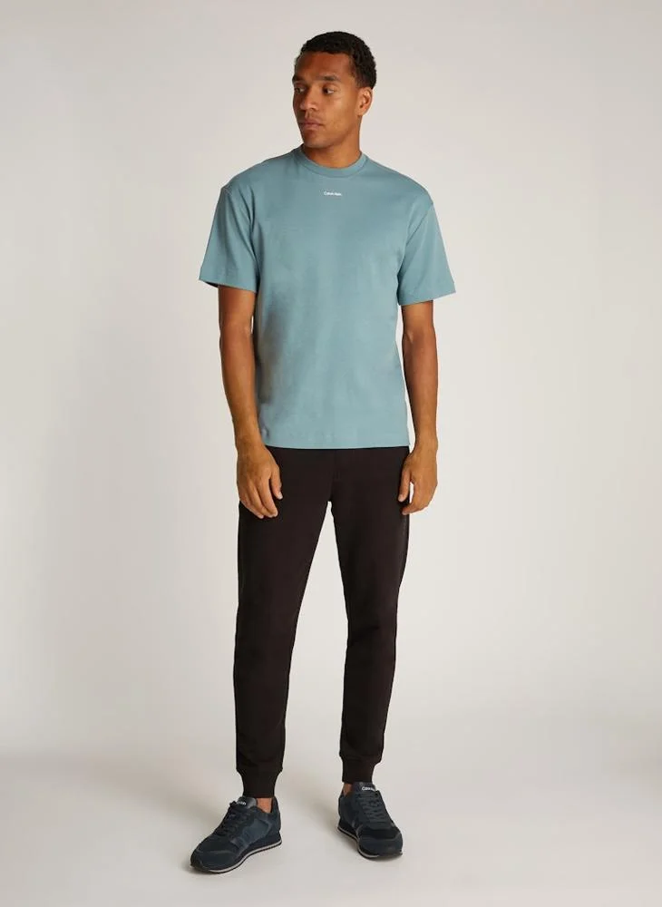 كالفن كلاين Logo Crew Neck Interlock T-Shirt