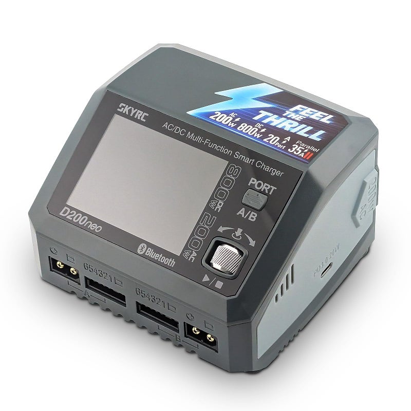 SKYRC D200neo Dual AC/DC Multi-Function Smart Charger (6S/20A/AC-200W/DC-800W) - Image 1