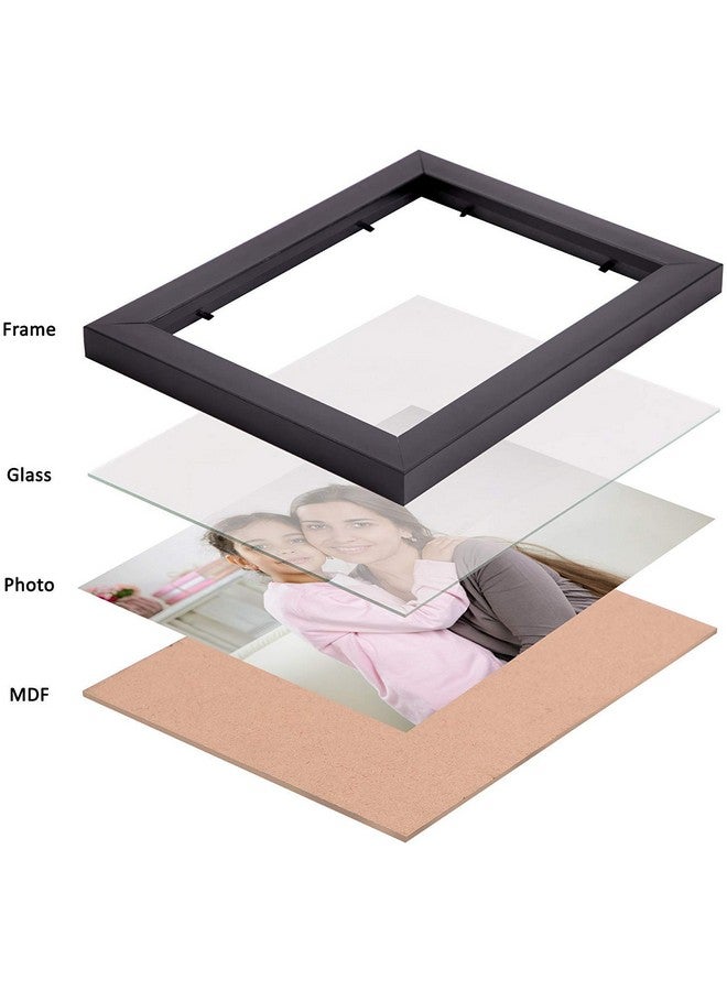 CDM Wall Wood MDF Photo Frame (Black,9 Photos) - Image 3