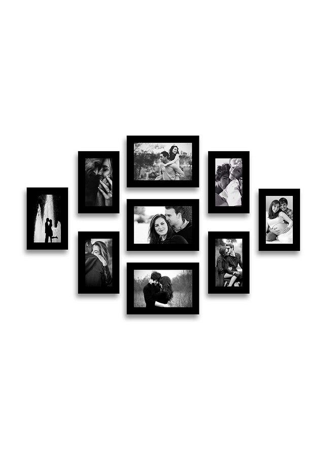 CDM Wall Wood MDF Photo Frame (Black,9 Photos) - Image 1
