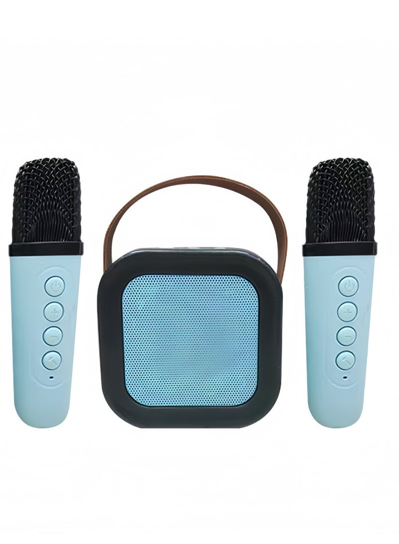 فلوينغ ميكروفون ومجموعة كاريوكي منزلية متكاملة مع صوتيات - أداة غناء منزلية - سماعة بلوتوث لاسلكية للغناء والأطفال - Image 1