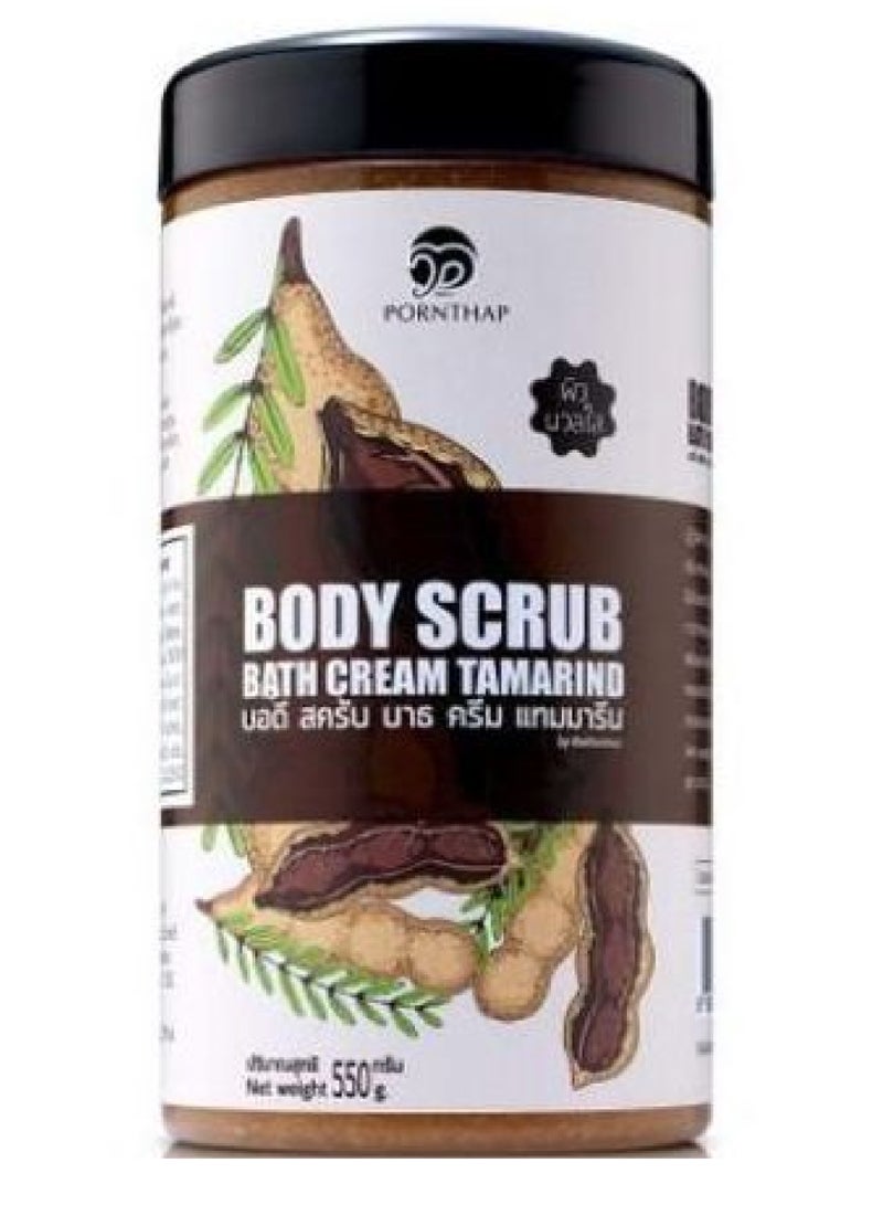 PornThap Body Scrub Bath Cream TAMARIND 550g - Image 1