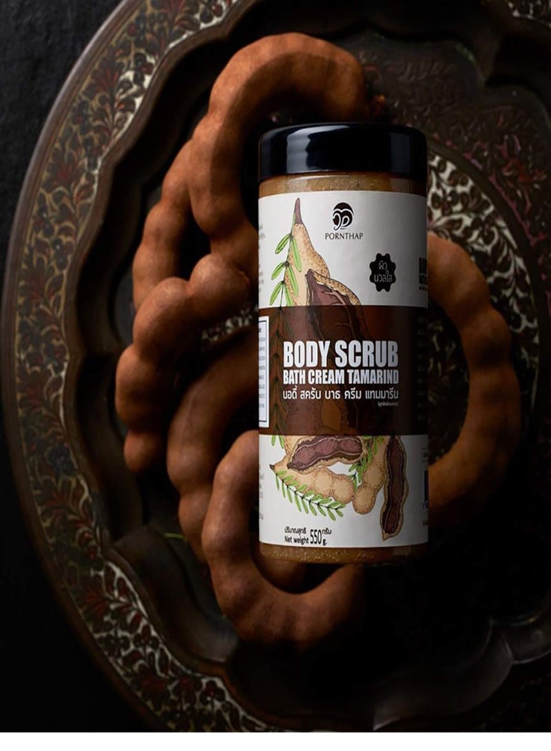 PornThap Body Scrub Bath Cream TAMARIND 550g - Image 2