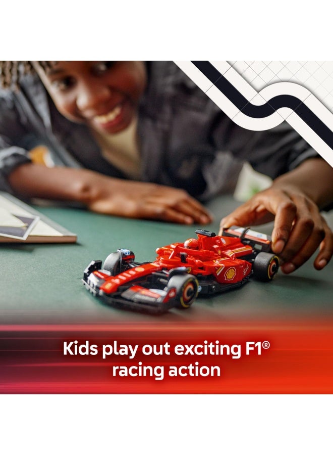 Ferrari Speed Champions Ferrari SF-24 F1 Race Car Toy with a Collectible Formula 1 Driver Minifigure - Model Kits for 18+ Year Old Boys & Girls or Adult Motorsport Fans 77242 - Image 3