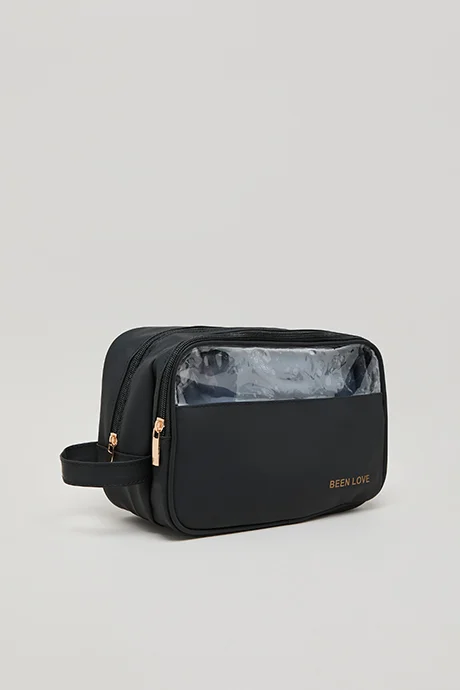 R&B Print Detail Toiletry Pouch