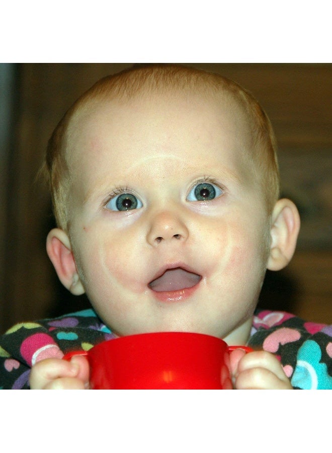 Doidy Pink Sippy Training Cup - 1 fl oz, Polyethylene, Oval, Microwave Safe, BPA Free - Image 5