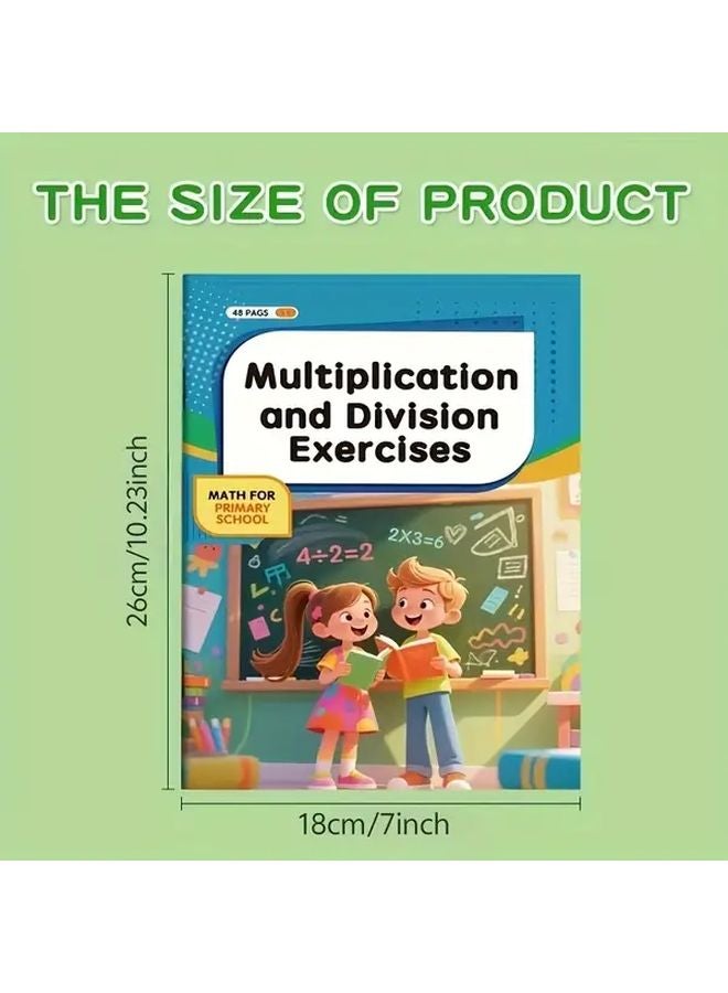 كتاب تمارين الجمع والطرح والضرب والقسمة كتاب الرياضيات التعليمي - Image 3